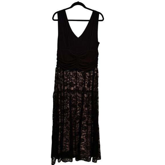 S.L. Fashions Formal Dressy Evening Gown Maxi Dress Lace Skirt Women's Size 14W - Picture 9 of 12